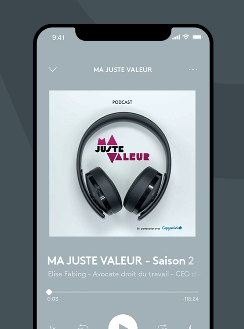 Podcast Ma Juste Valeur avec Elise Fabing